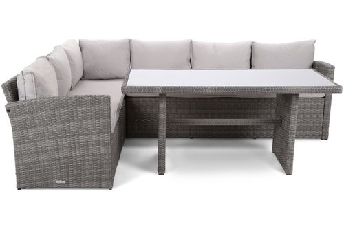 Narożnik technorattanowy Santiago Grey / Light Grey na Arena.pl