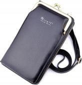 Listonoszka Kopertówka Torebka na telefon czarna  T53