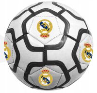 REAL MADRYT Królewscy Madrid piłka nożna do gry nogę biała z czarnym