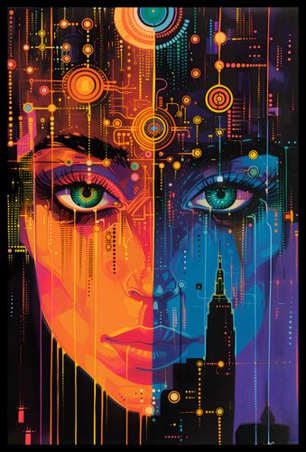 Plakat 40x60cm Cyfrowa Psyche na Arena.pl