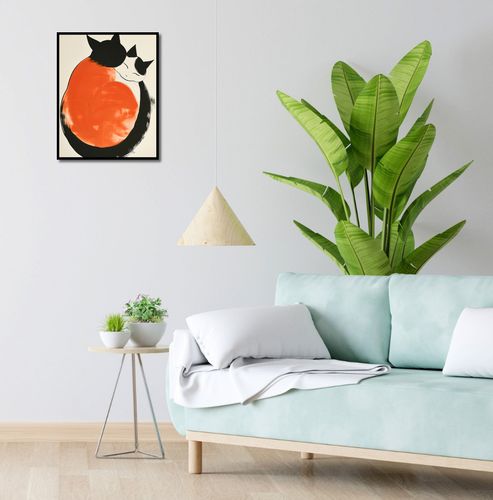 Plakat 40x50cm Yin i Yang Kotów na Arena.pl