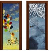 Naklejka samoprzylepna Okleina na Drzwi Szafę 3D