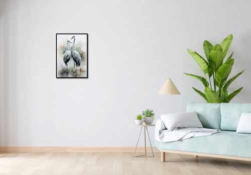 Plakat 42x59,4cm Tańczące Czaple na Arena.pl