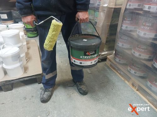 FARBA STRUKTURALNA ELEWACYJNA FASADOWA ZEWNĘTRZNA do malowania DO ZEWNĄTRZ na Arena.pl