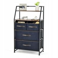 Komoda Costway 58 x 29 x 100cm dąb rustykalny