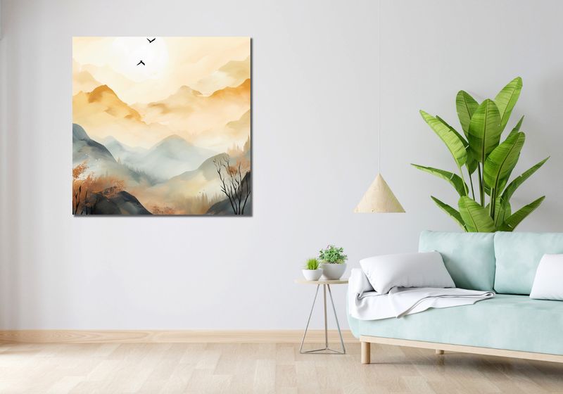 Obraz 100x100cm Zorza Świtania zdjęcie 2