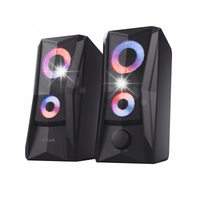 GŁOŚNIKI KOMPUTEROWE 2.0 RGB 12W USB GAMINGOWE
