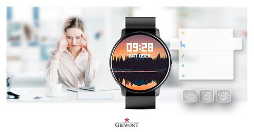 Smartwatch Giewont GW120-2 PRO Czarny na Arena.pl