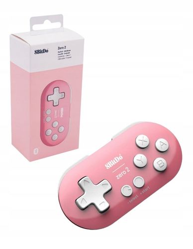 Pad 8BitDo Zero 2 Bluetooth Gamepad Mini Controller - Pink na Arena.pl