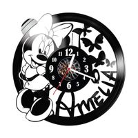 Zegar ścienny z płyty winylowej Myszka Mini 507.14