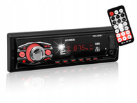 RADIO SAMOCHODOWE 1 DIN BLUETOOTH FM USB SD AUX MP3 LCD PILOT ZESTAW