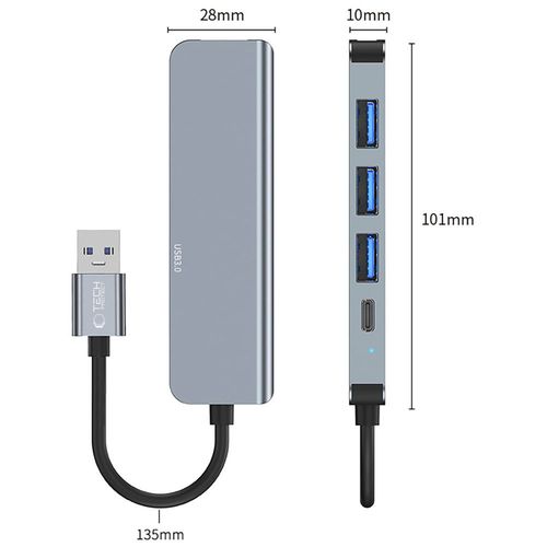 tech-protect v0-hub adapter 5in1 grey na Arena.pl