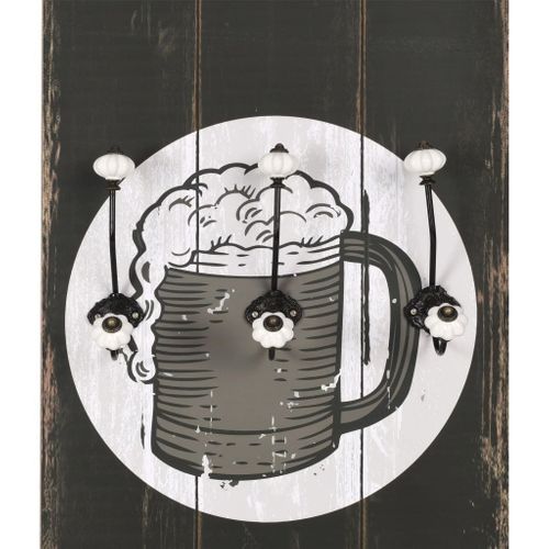 Wieszak ścienny 120x40cm BEER CHEAPER VidaXL na Arena.pl