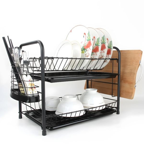 Duża dwupoziomowa suszarka do naczyń zdjęcie 2
