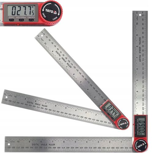 YATO KĄTOMIERZ CYFROWY ELEKTRONICZNY KĄTOWNIK LCD na Arena.pl