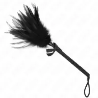 kink duster z pior 35 cm - delikatny akcesorium sensoryczny
