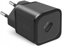 Ładowarka sieciowa uniwersalna SBS GaN PD USB-C 20W Czarna
