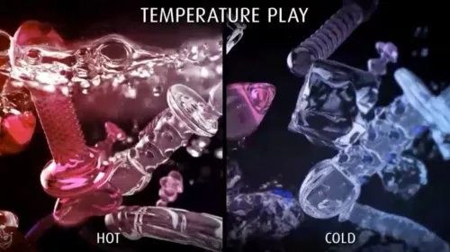 icicles model 26 szklany korek do masażu ręcznie wykonany 11 cm na Arena.pl