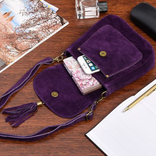 Torebka skórzana Damska Zamszowa Listonoszka retro X40 na Arena.pl