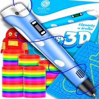 DŁUGOPIS 3D DRUKARKA MAGICZNY DŁUGOPIS 3D+ WKŁADY 460 METRÓW+ MATA OCHRONNA