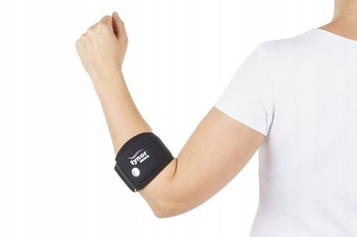 STABILIZATOR NA ŁOKIEĆ TENISISTY GOLFISTY OPASKA ELASTYCZNA ŁOKCIA na Arena.pl
