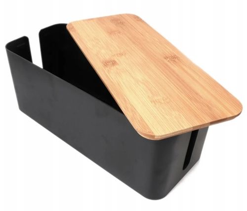 ORGANIZER POJEMNIK PUDEŁKO MASKOWNICA NA KABLE PRZEWODY LISTWY na Arena.pl