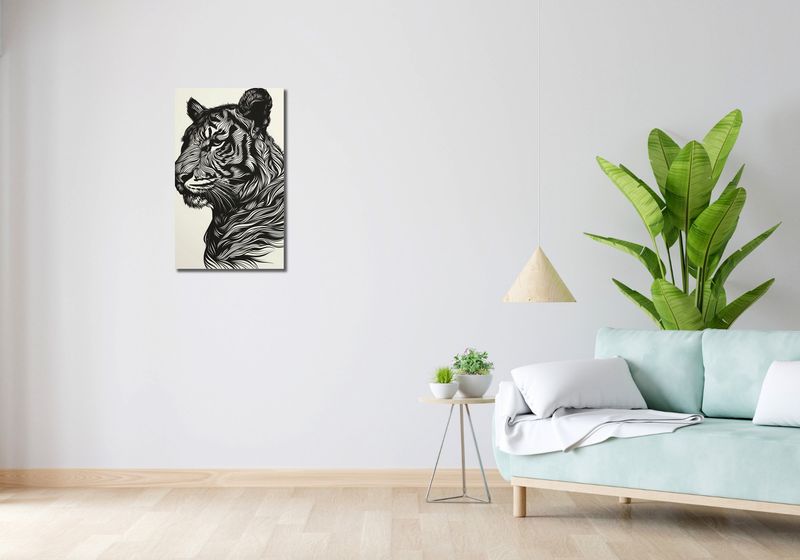 Obraz 40x70cm Tygrysi Gwizd zdjęcie 2