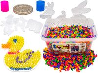 DUZY ZESTAW  KORALIKI DO PRASOWANIA DLA DZIECI