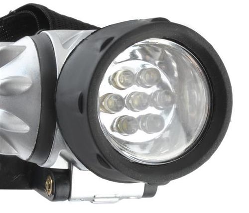 Latarka czołowa 7 LED na Arena.pl