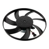 Wiatrak chłodnicy PRAWY VW Caddy 2 1996 1997 1998 1999 2000 2001 2002 2003