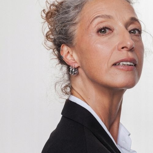 Nausznica srebrna gładka 7 mm ANIA KRUK na Arena.pl