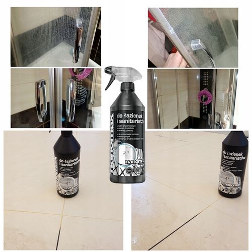 Nanomax do mycia kabin prysznicowych i łazienek 1L na Arena.pl