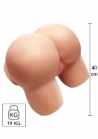 hidden desire fabulous fat mega ass 19 kg - anatomiczny model intymny tpe