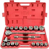 KLUCZE NASADOWE 21EL. 3/4 DUŻE NASADKI ZESTAW TIR