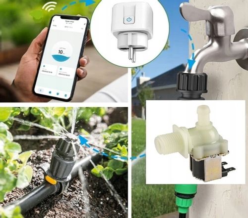 Elektrozawór 12V 0.02~0.8MPa króciec 11mm + sterowanie bezprzewodowe Wifi na Arena.pl