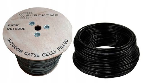 KABEL UTP zewnętrzna ŻEL RJ45 skrętka 100m ZIEMNA na Arena.pl