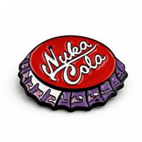 Nuka-Cola Cap | 4 cm | Metal | Przypinka | Fallout