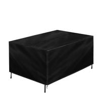 R2 POKROWIEC NA MEBLE OGRODOWE CZARNY 180x120x75 cm