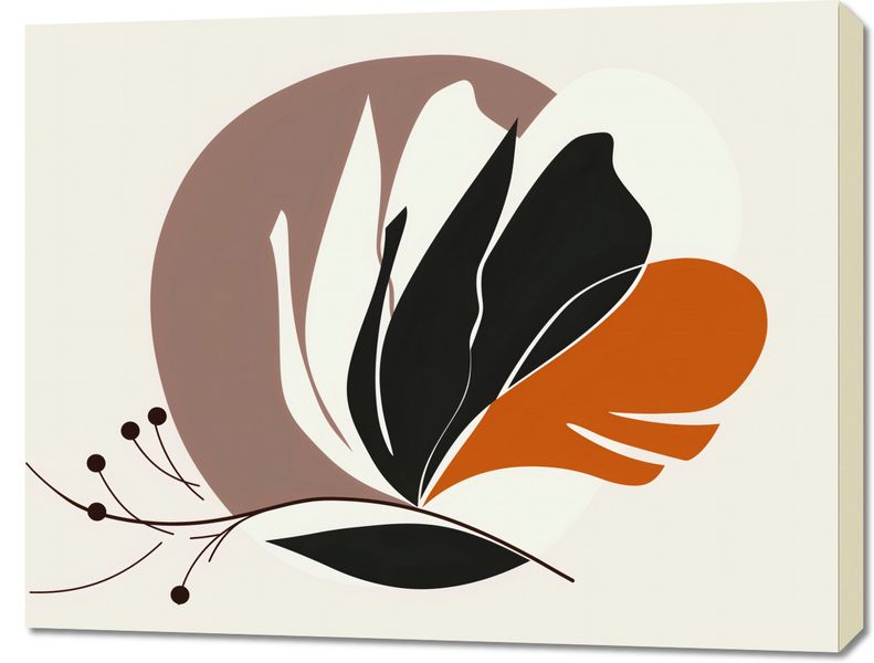 Obraz 90x70cm Elegancja Roślinna zdjęcie 1