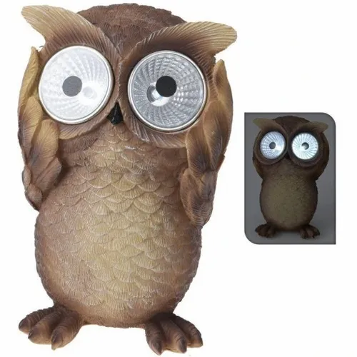 Dekoracja Do Ogrodu na Balkon SOWA Ptak Solarna na Arena.pl