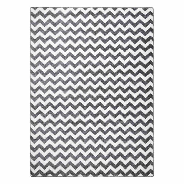 RUG/LU/ESMESA/ZIGZAK/GREY+WHITE/80x150 zdjęcie 1