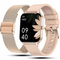 SMARTWATCH ZEGAREK DAMSKI POLSKIE MENU ROZMOWY POWIADOMIENIA DLA KOBIETY PL