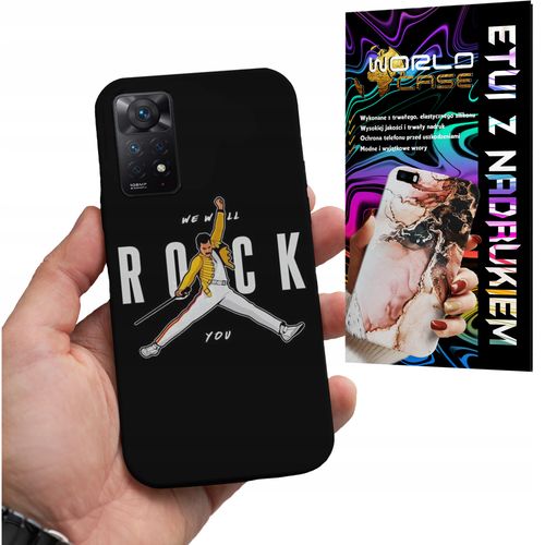 ETUI CASE DO XIAOMI NOTE 11 PRO - ROCK KAPELE WZORY FAN POKROWEIC PLECKI na Arena.pl