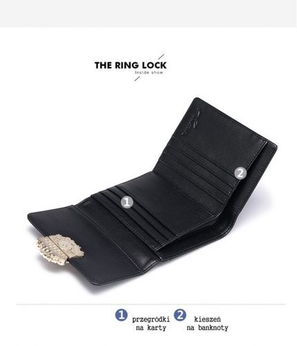 Nucelle elegancki niebieski portfel na Arena.pl