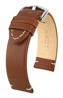 Pasek do zegarka - Hirsch 05402070-2-24 brązowy 24mm