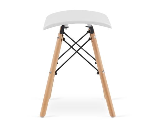 Taboret KORFU - biały x 4 na Arena.pl