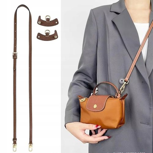 PASEK DO TOREBKI WĄSKI SKÓRZANY REGULOWANY DZIURKOWANY NA RAMIĘ UNIWERSALNY na Arena.pl