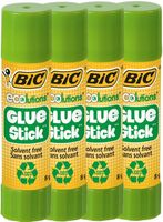 BIC ECO GLUE STICK KLEJ W SZTYFCIE MOCNY SZKOLNY DO PAPIERU BIUROWY 8G x4