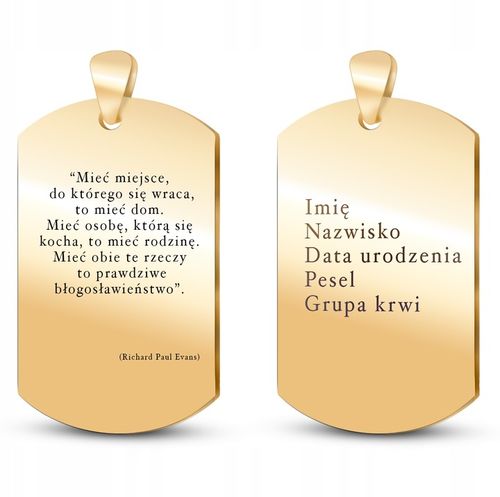 ZŁOTA ZAWIESZKA KLASYCZNY ZŁOTY NIEŚMIERTELNIK 585 na Arena.pl