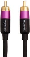 AmazonBasics PBH-19088 kabel audio 2,44 m RCA Czarny, Złoto, Fioletowy